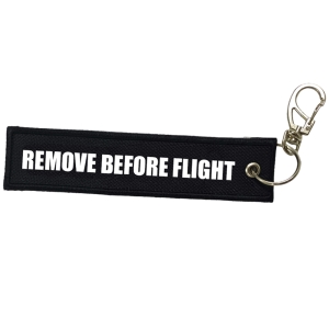 Chaveiro em Tecido - Remove Before Flight