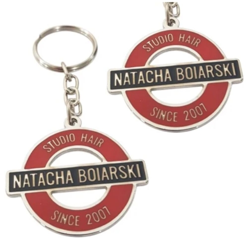 Chaveiro de Metal gravado em baixo ou alto relevo-77876