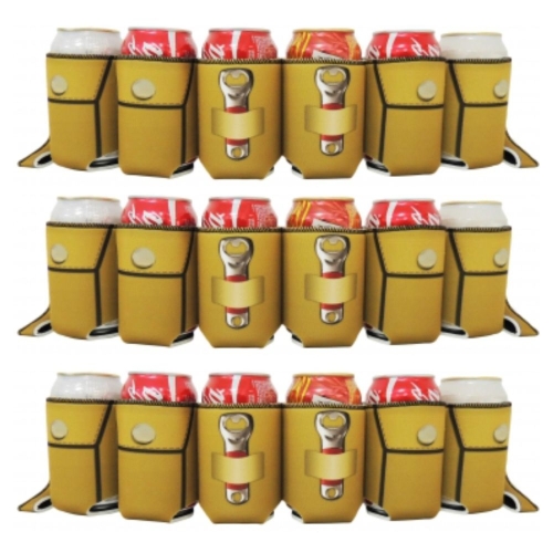 Cinto porta latas em neoprene 3 e 6  unidades-70011