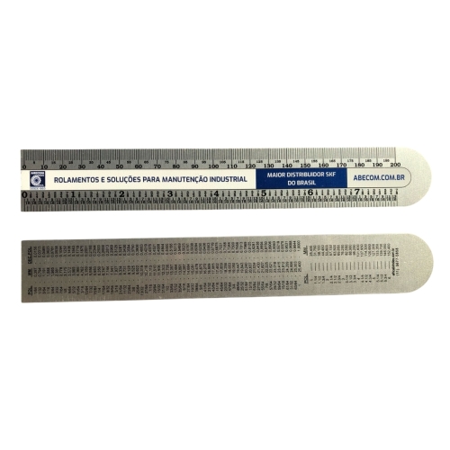 Regua de 20cm em Aluminio -AFK-778090