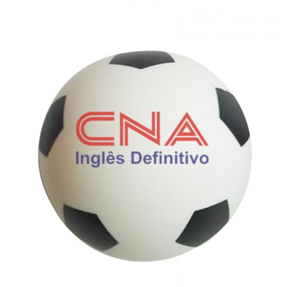 Bolinha Anti Stress vinil oca c/ Pintura Futebol Personalizado-AFK- 723150