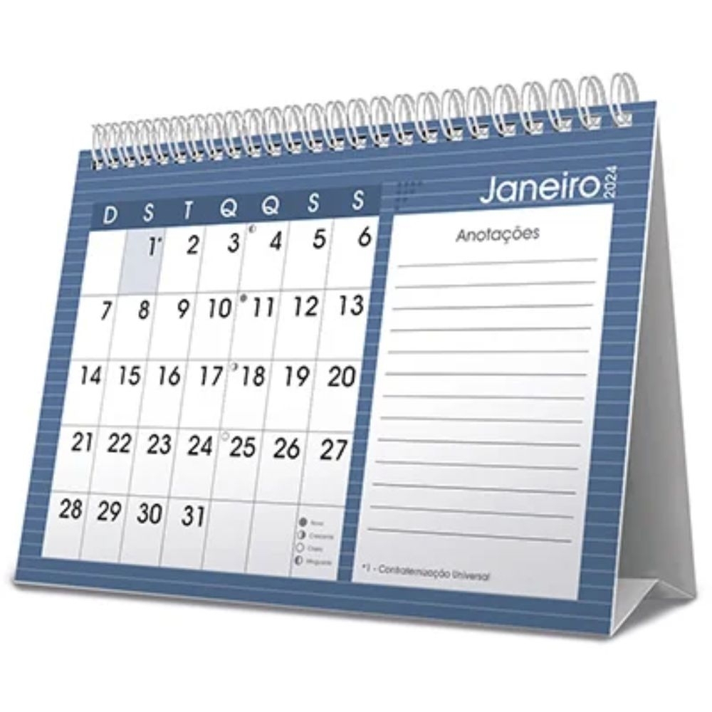 Calendário de mesa