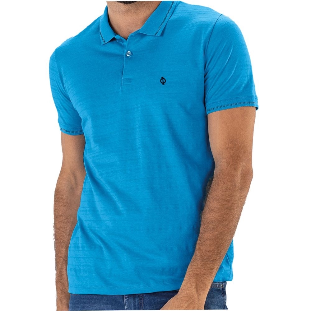 Camisa polo em algodão-7706022025