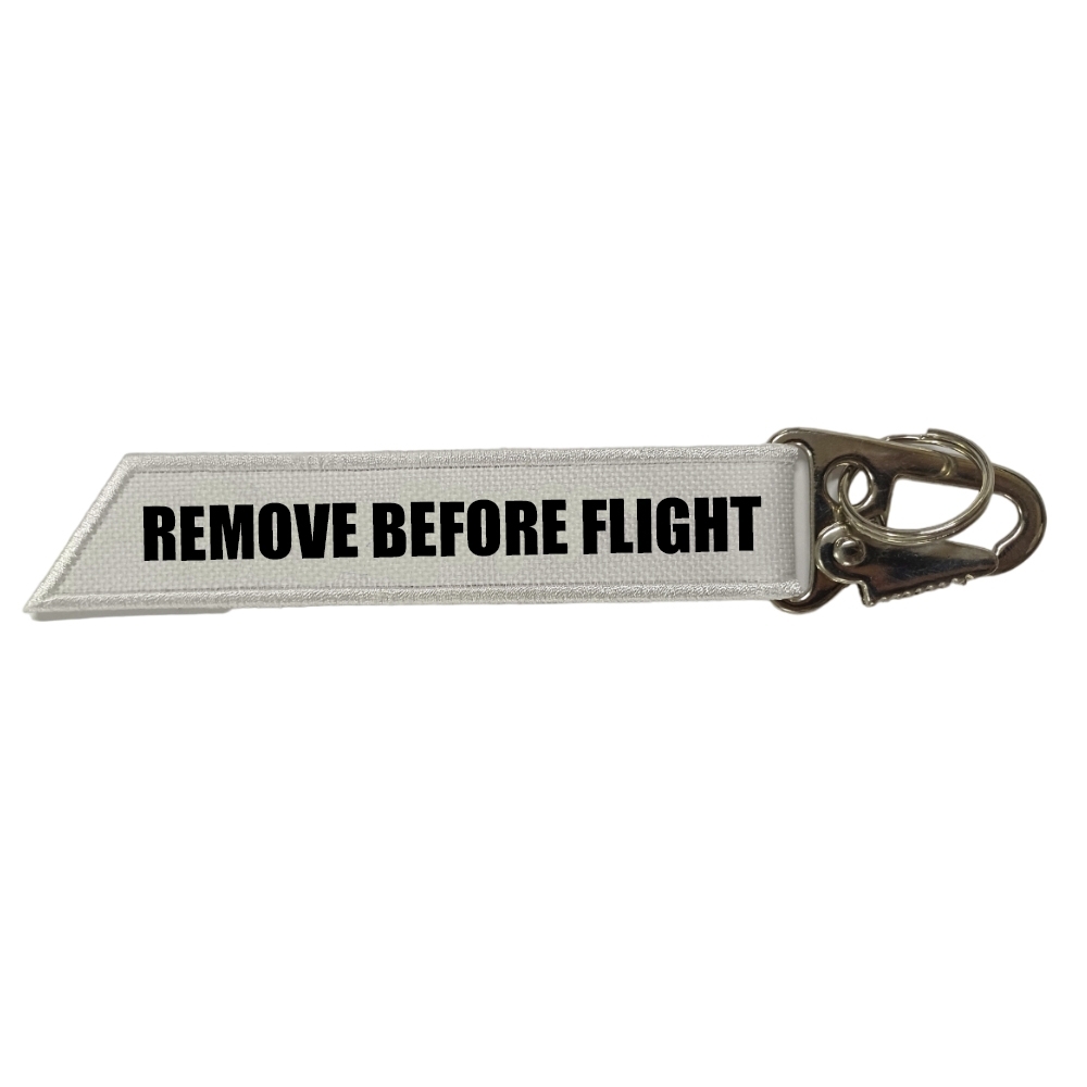 Chaveiro de tecido - Remove Before Flight