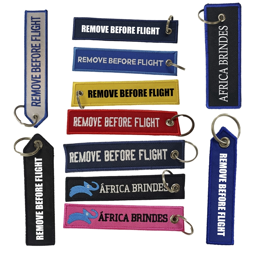 Chaveiro de tecido - Remove Before Flight-CHT02