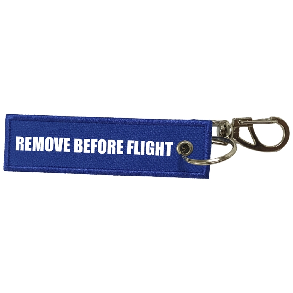 Chaveiro em Tecido - Remove Before Flight