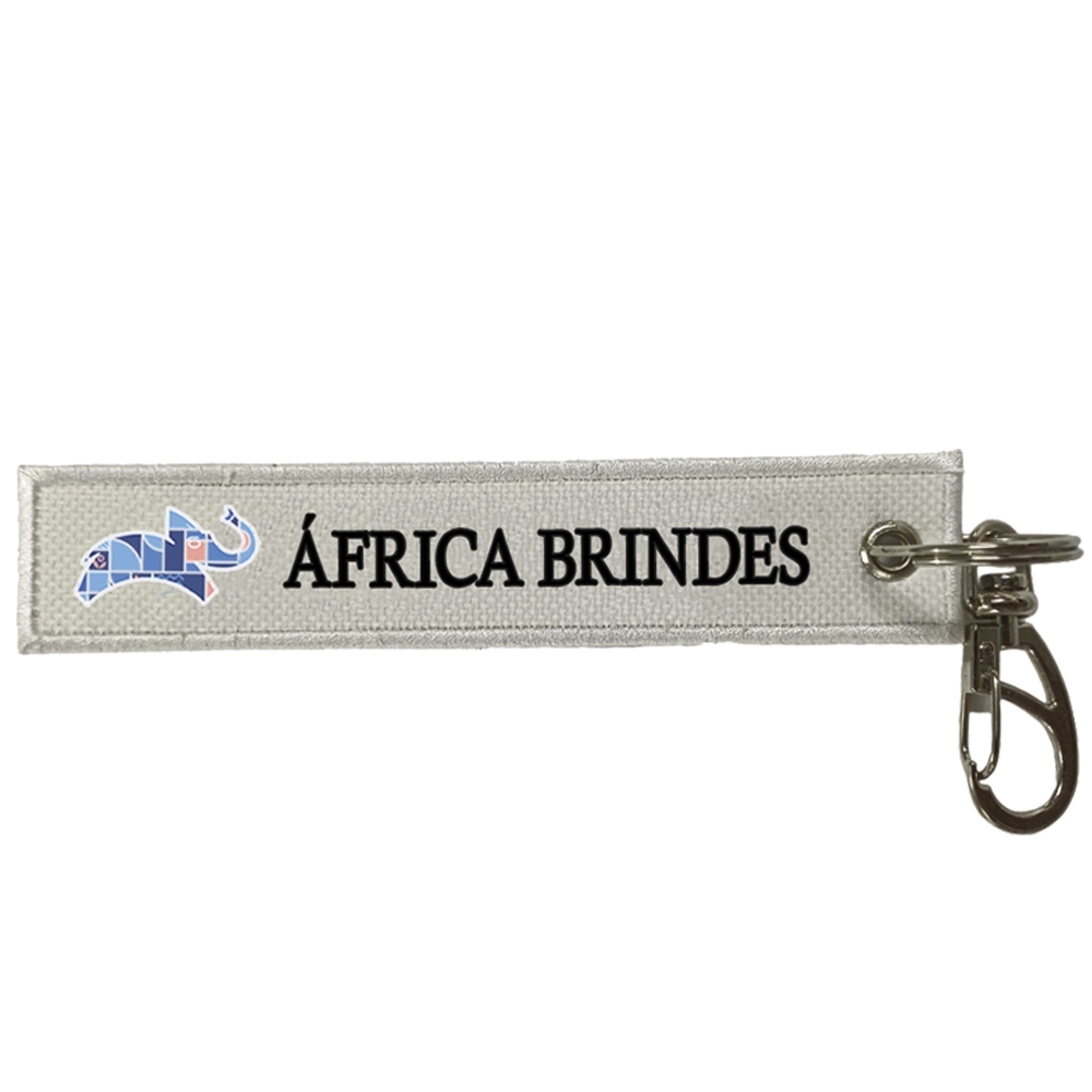 Chaveiro de Tecido - Remove Before Flight - Com Mosquetinho