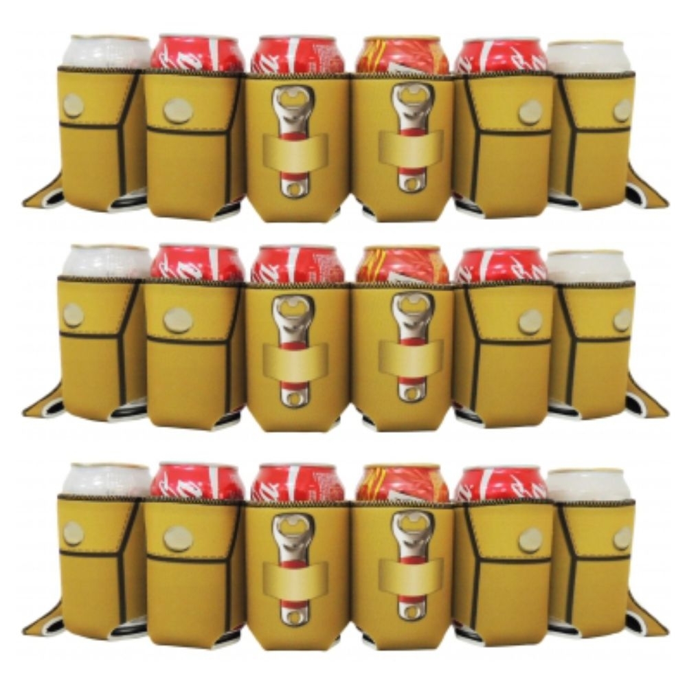 Cinto porta latas em neoprene 3 e 6  unidades-70011