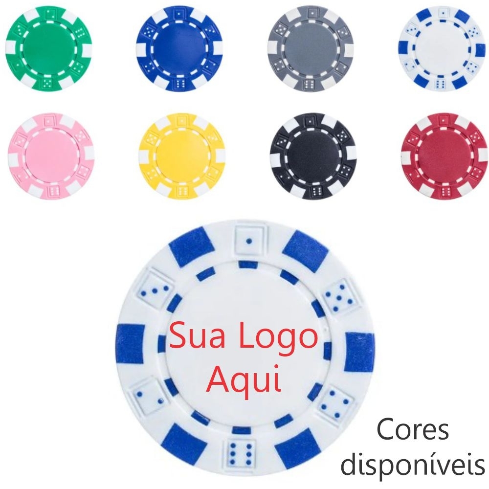 Ficha de poker, marcador de bola de golfe