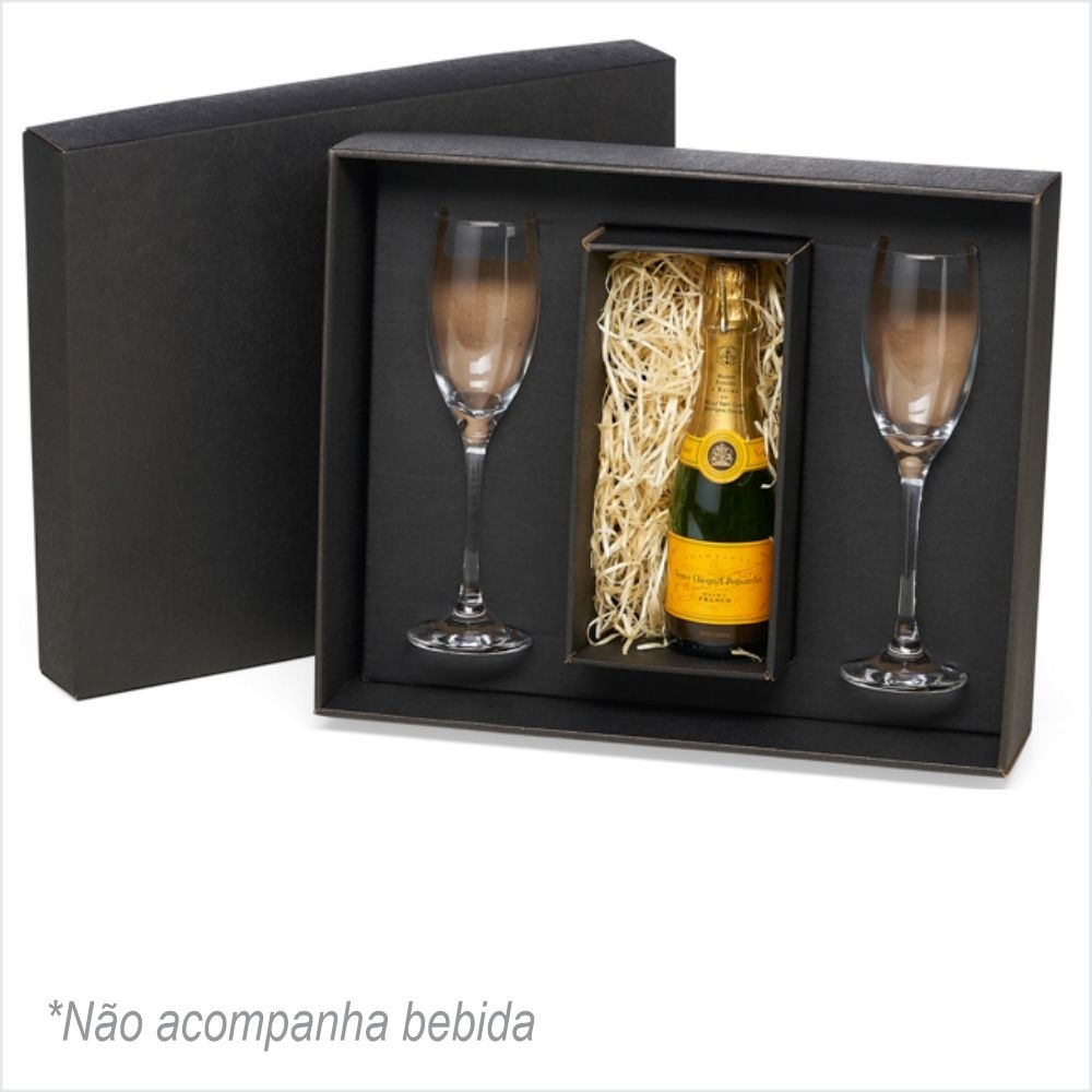 Jogo De Taças De Vidro P/ Champagne 190 ML-KT9026F