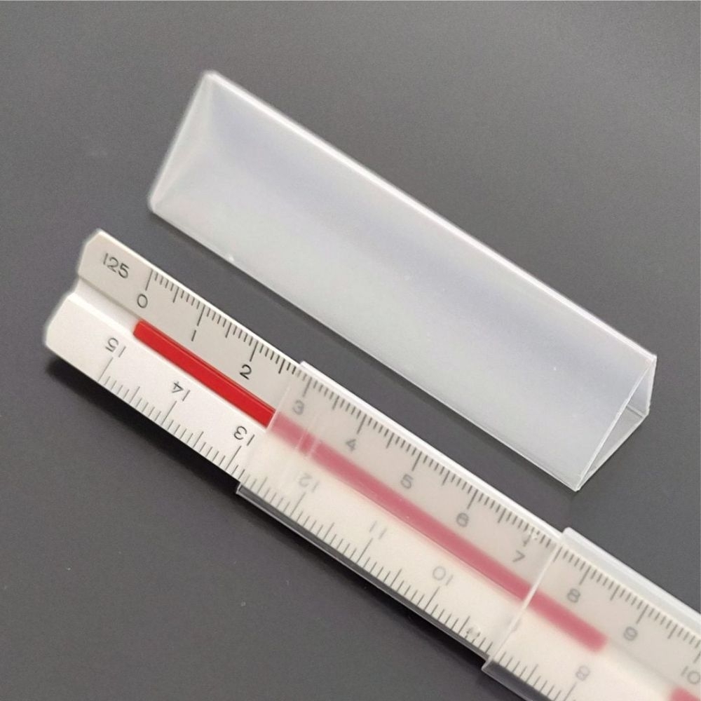 Mini Escalímetro Triangular  de 15 cm - Modelo ME-15