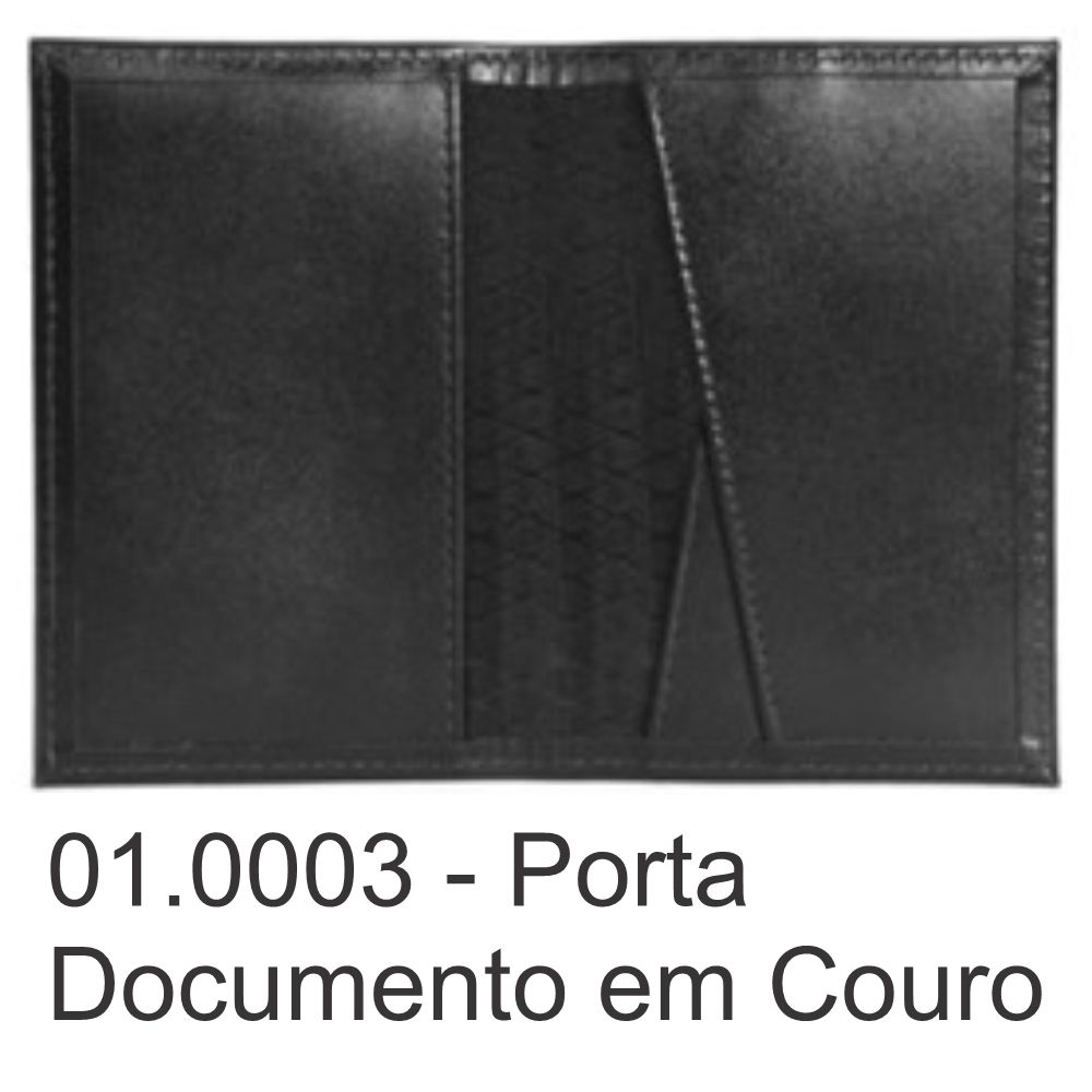 Porta documento em Couro legítimo-010003