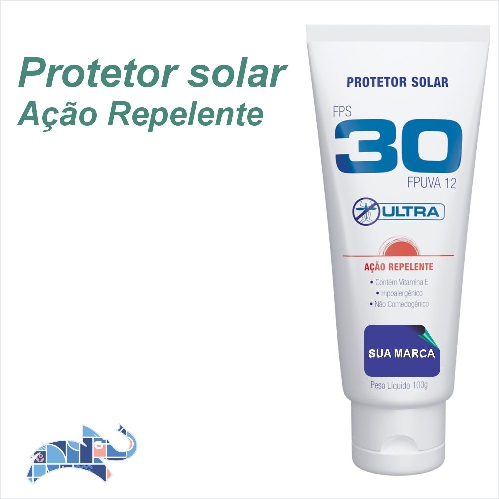 Protetor solar com REPELENTE FPS 30 ultra - 100ml-AFK-77052