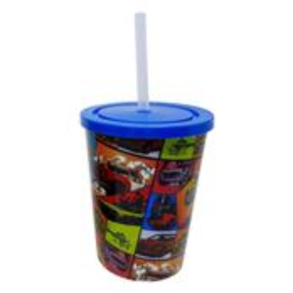 copo 450 ml caldereta com tampa e canudo in mold label